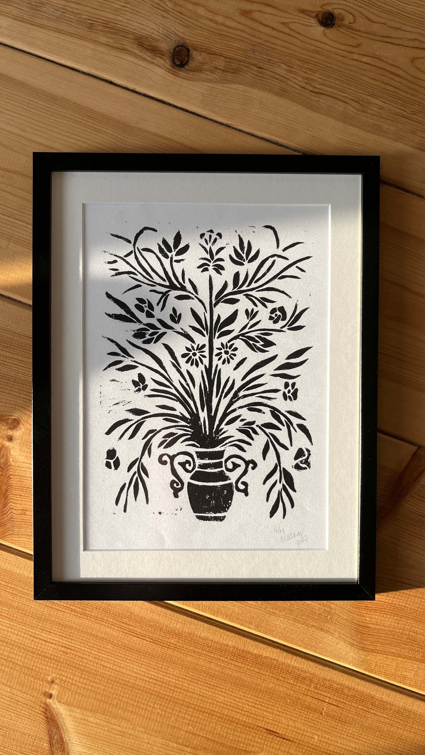 SHEFA- Lino print